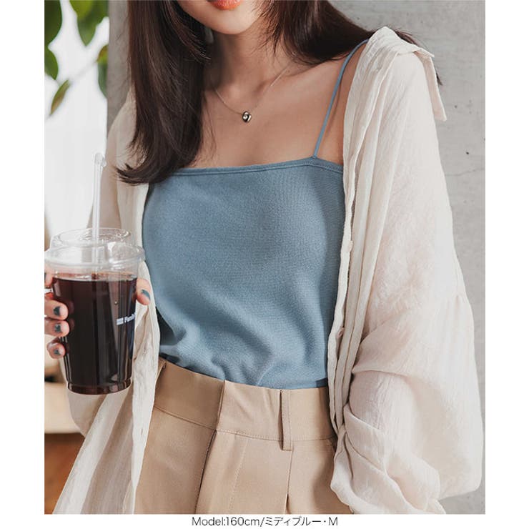 カップ付きベアキャミソール［C7100］ | KOBE LETTUCE | 詳細画像2 