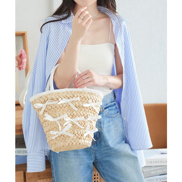 オフホワイト | カップ付きベアキャミソール［C7100］ | KOBE LETTUCE