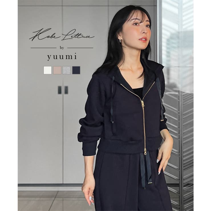 Yuumiさんコラボ ］ ダブルジップショートパーカー［C7224］[品番：KO000014781]｜KOBE  LETTUCE（コウベレタス）のレディースファッション通販｜SHOPLIST（ショップリスト）
