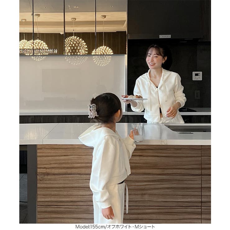 ［ Yuumiさんコラボ ］ ダブルジップショートパーカー［C7224］ | KOBE LETTUCE | 詳細画像23 