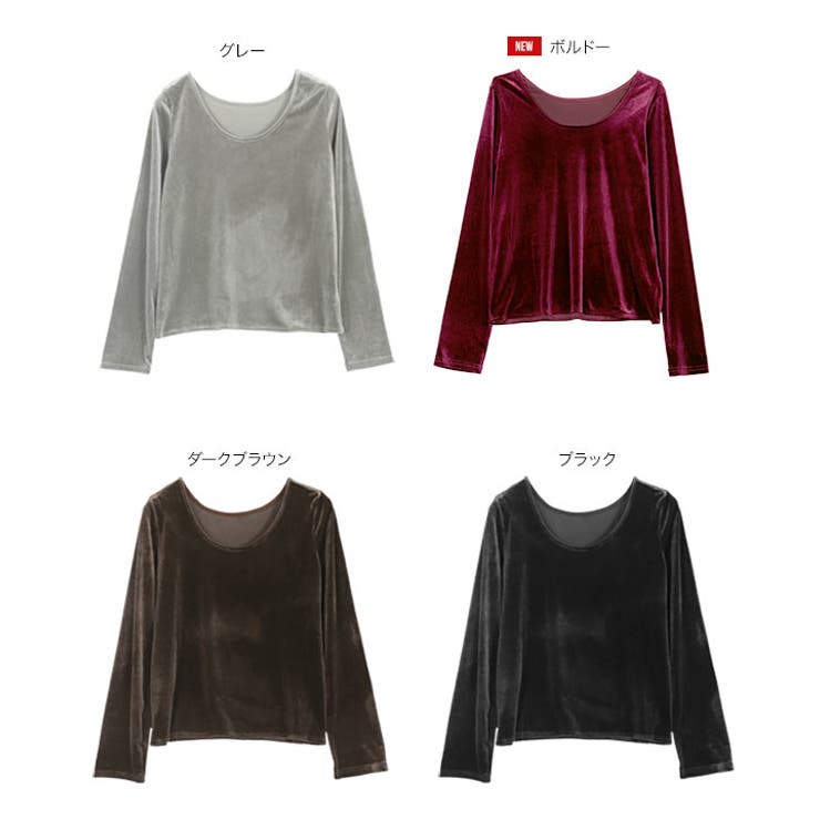 前後2wayベロアロンT［C7299］ | KOBE LETTUCE | 詳細画像25 