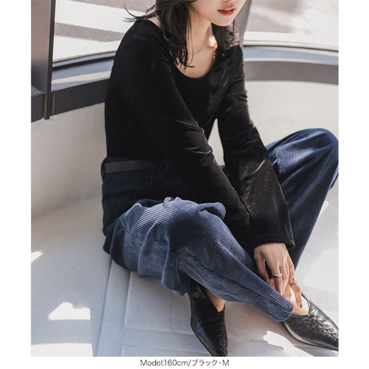 前後2wayベロアロンT［C7299］ | KOBE LETTUCE | 詳細画像5 