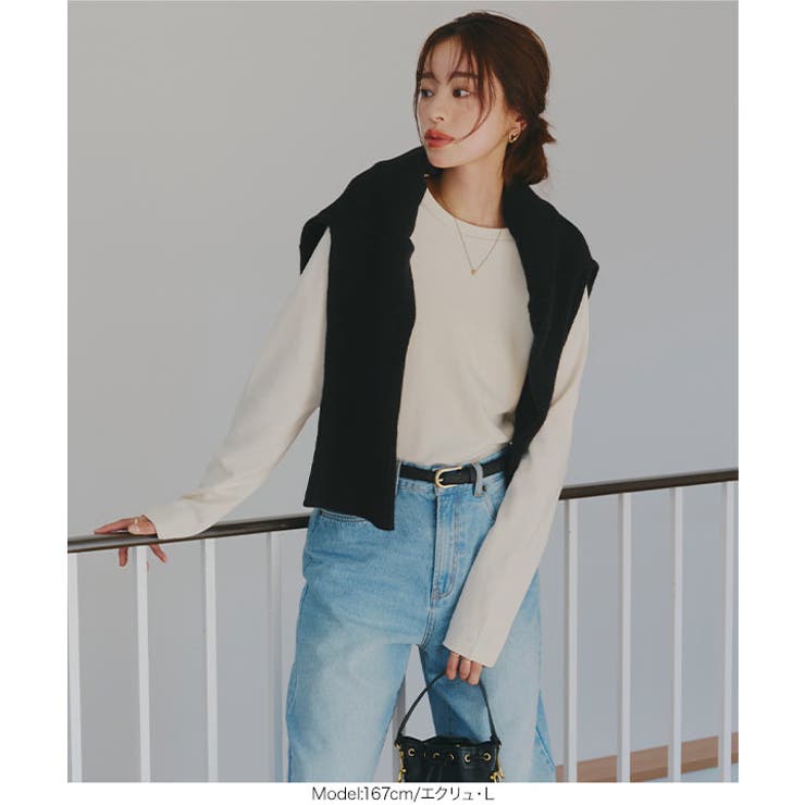 [選べるサイズ M/L/XL ] コットンブレンドあったかロンT［C7305］ | KOBE LETTUCE | 詳細画像11 