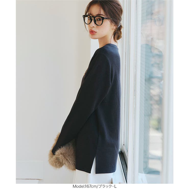 [選べるサイズ M/L/XL ] コットンブレンドあったかロンT［C7305］ | KOBE LETTUCE | 詳細画像5 