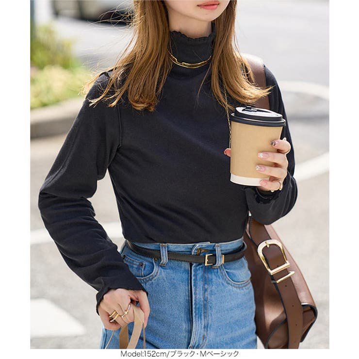 テレコリブロングスリーブトップス［C7314］ | KOBE LETTUCE | 詳細画像2 