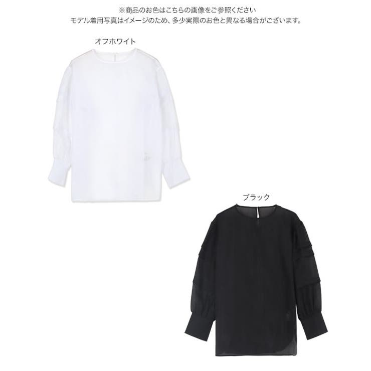 オーガンジーブラウス［C7318］ | KOBE LETTUCE | 詳細画像8 