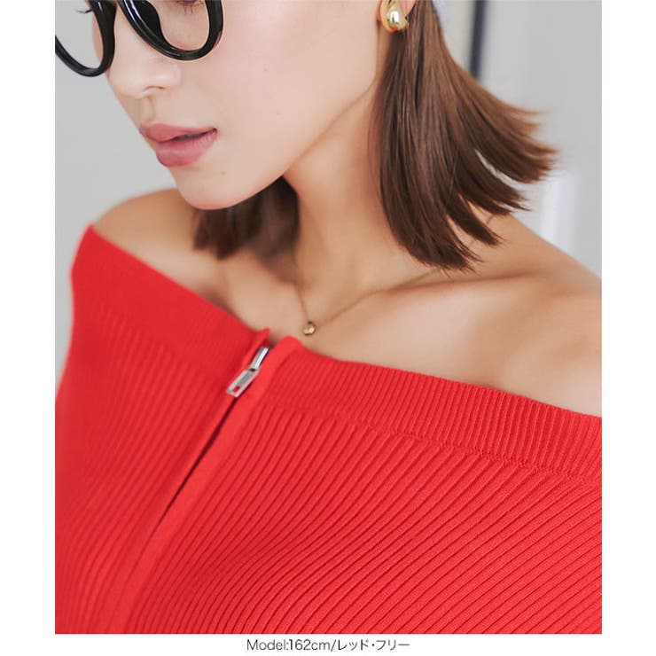 V*a様 CFCL オフショルトップス POTTERY LUCENT GLITTER OFF SHOULDER LONG BELL SLEEVE TOP