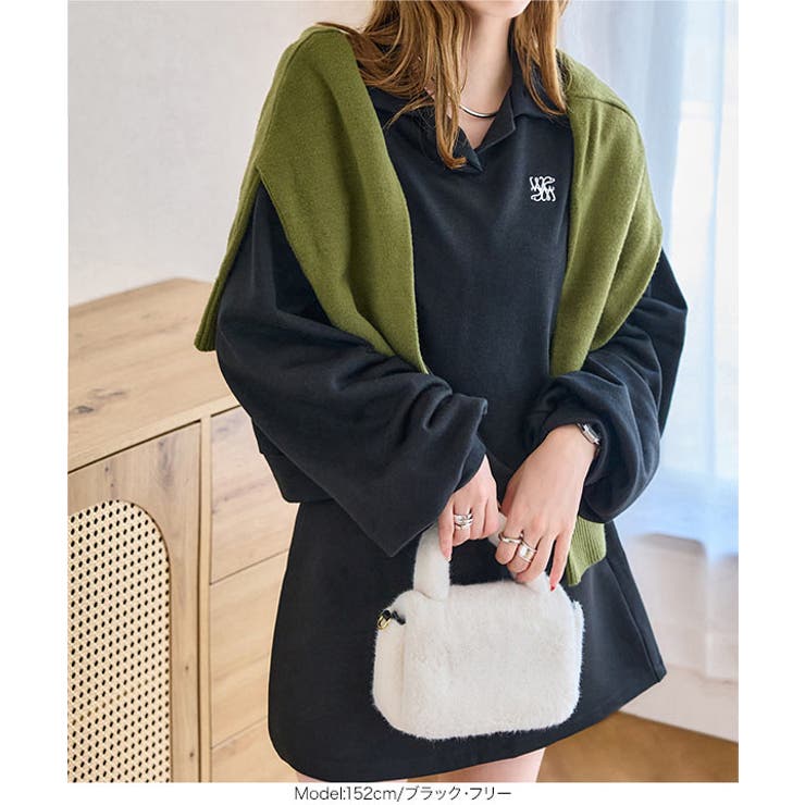 刺繍ロゴスウェットトップス［C7330］ | KOBE LETTUCE | 詳細画像6 