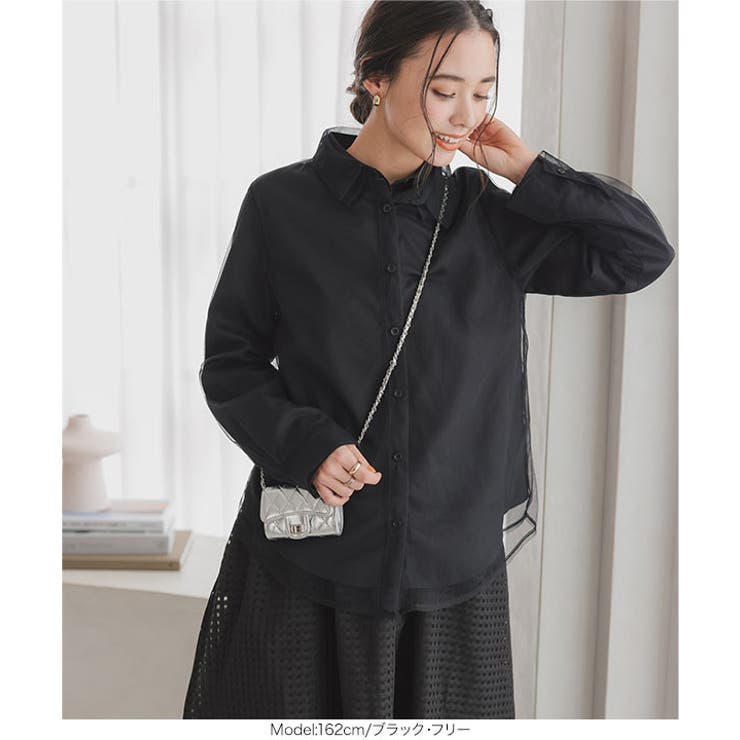 チュールレイヤードシャツセット［C7340］ | KOBE LETTUCE | 詳細画像6 