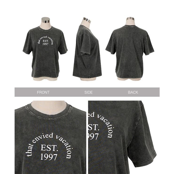 [ 春名亜美さんコラボ ]選べるロゴプリントカットソー［C7359］ | KOBE LETTUCE | 詳細画像32 