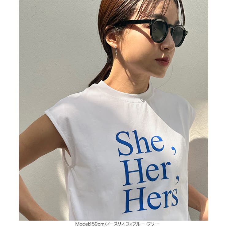 [ 春名亜美さんコラボ ]選べるロゴプリントカットソー［C7359］ | KOBE LETTUCE | 詳細画像22 