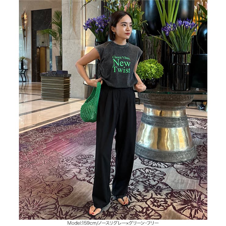 [ 春名亜美さんコラボ ]選べるロゴプリントカットソー［C7359］ | KOBE LETTUCE | 詳細画像25 