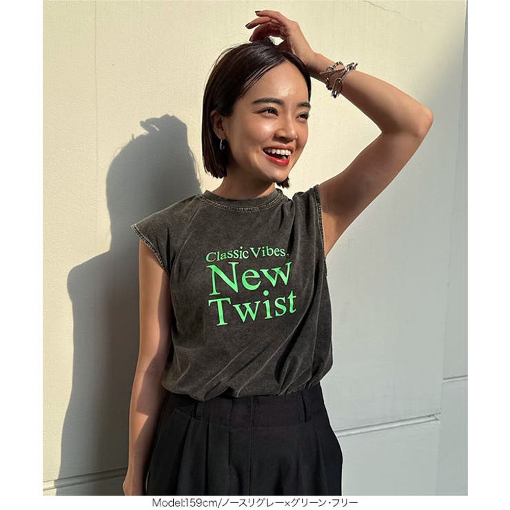 [ 春名亜美さんコラボ ]選べるロゴプリントカットソー［C7359］ | KOBE LETTUCE | 詳細画像26 