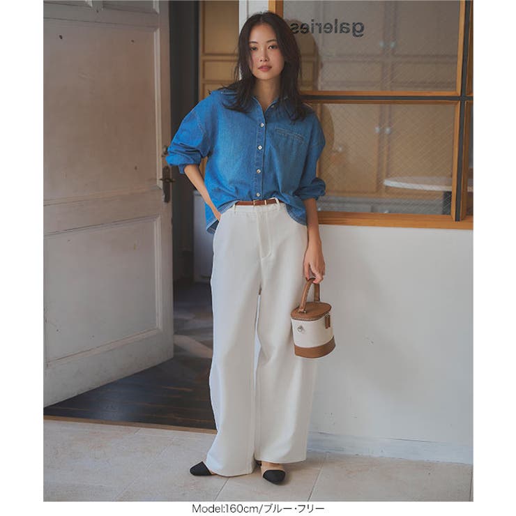 コクーンデニムシャツ［C7395］ | KOBE LETTUCE | 詳細画像6 