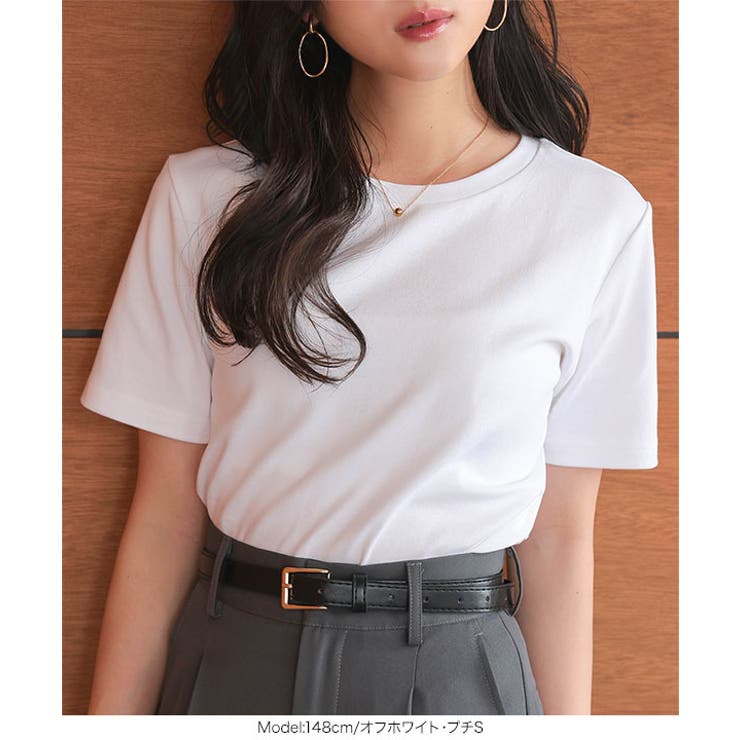 BASIC MADAME-T ベーシックホワイト 選べるサイズ ベーシックTシャツ[品番：KO000015092]｜KOBE