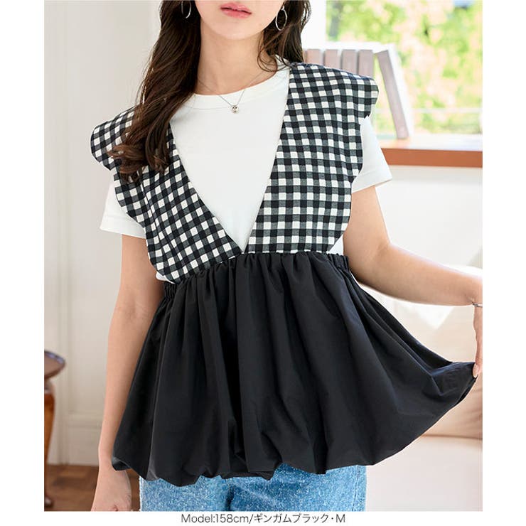 バルーンペプラムジレ［C7476］ | KOBE LETTUCE | 詳細画像6 