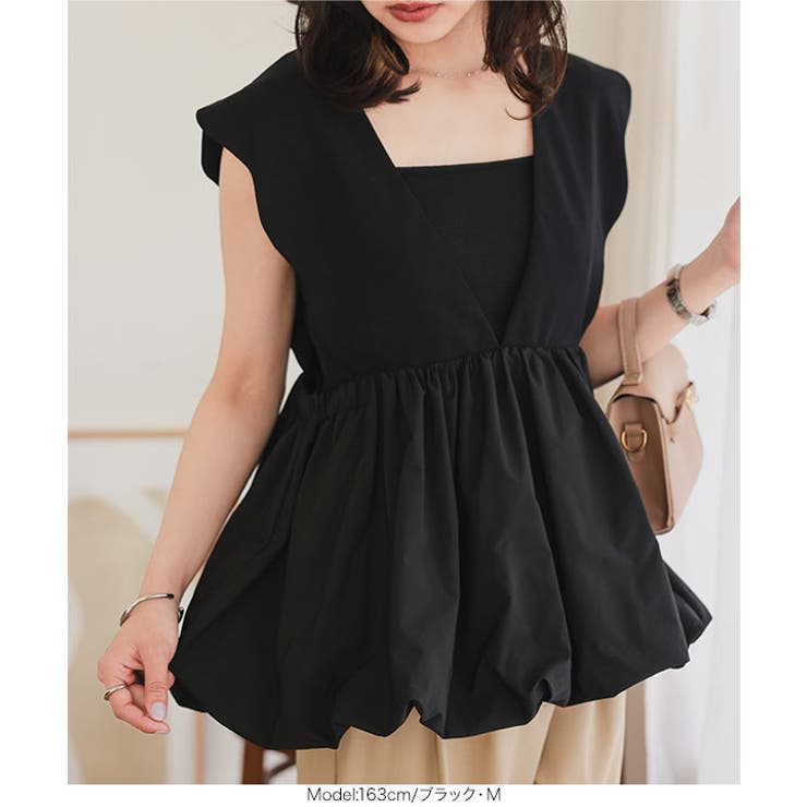 バルーンペプラムジレ［C7476］ | KOBE LETTUCE | 詳細画像8 