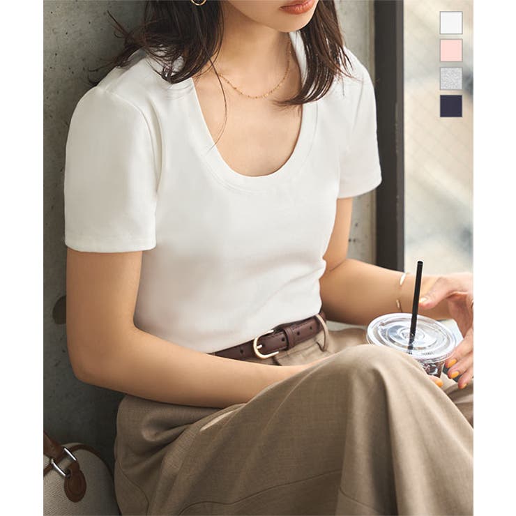 深UネックTシャツ［C7518］ | KOBE LETTUCE | 詳細画像1 