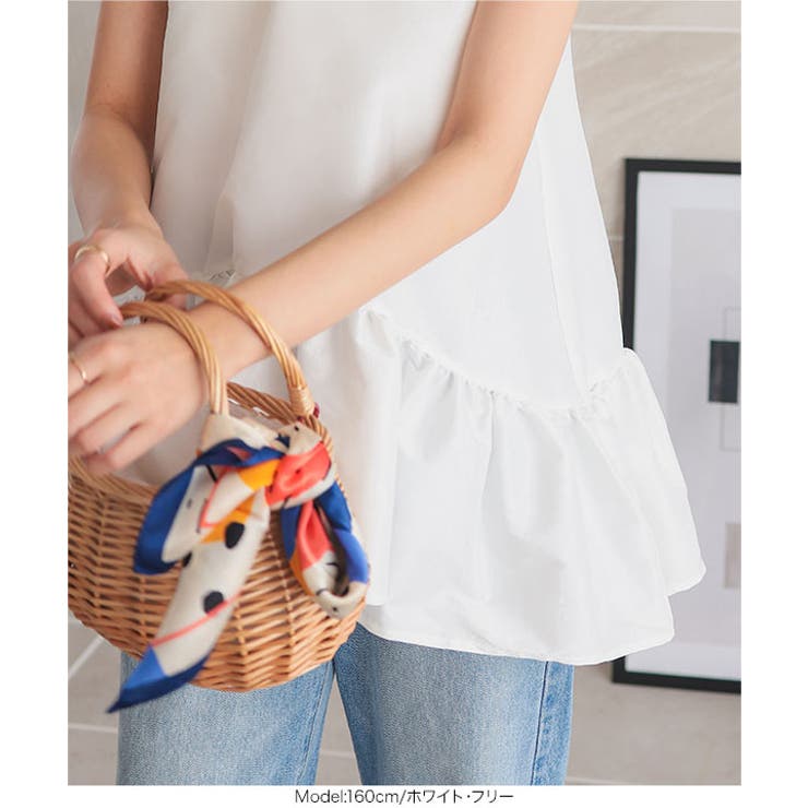 ペプラムボリューミーシャイニーブラウス［C7545］ | KOBE LETTUCE | 詳細画像8 