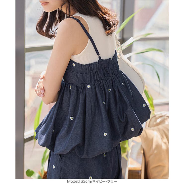 刺繍 デニム バルーン | KOBE LETTUCE | 詳細画像4 