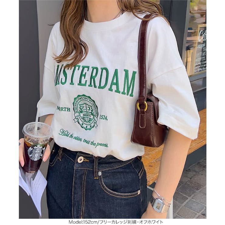 ピグメント加工ロゴTシャツ tシャツ レディース | KOBE LETTUCE | 詳細画像8 