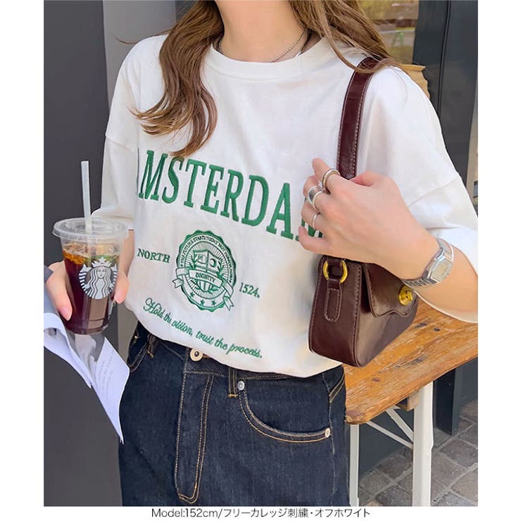 ピグメント加工ロゴTシャツ tシャツ レディース | KOBE LETTUCE | 詳細画像9 