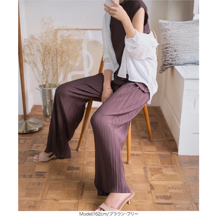 プリーツチュニックトップス［C7592］トップス レディース 夏 | KOBE LETTUCE | 詳細画像7 