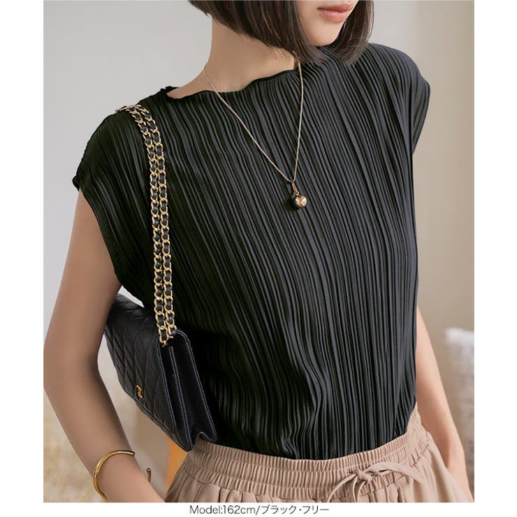 プリーツチュニックトップス［C7592］トップス レディース 夏 | KOBE LETTUCE | 詳細画像12 
