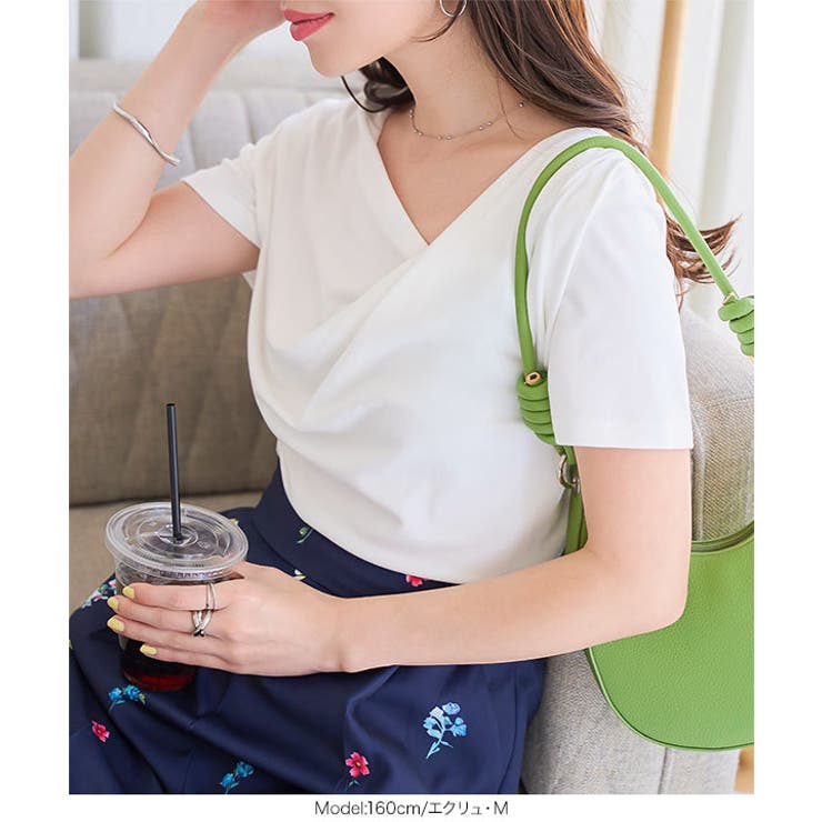 ドレープTシャツ［C7597］