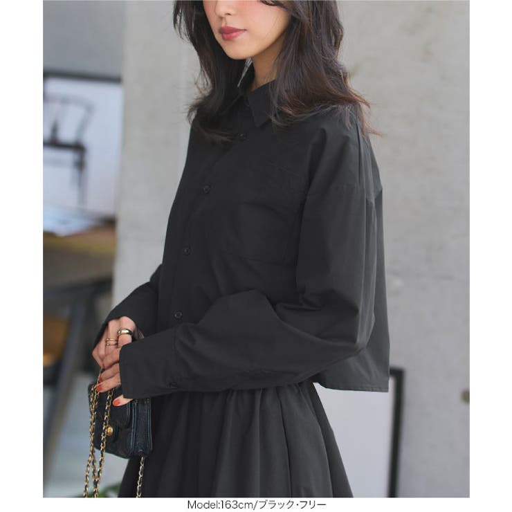 クロップドシャツ シャツ ブラウス | KOBE LETTUCE | 詳細画像3 