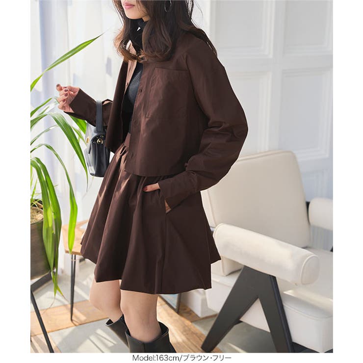 クロップドシャツ シャツ ブラウス | KOBE LETTUCE | 詳細画像10 