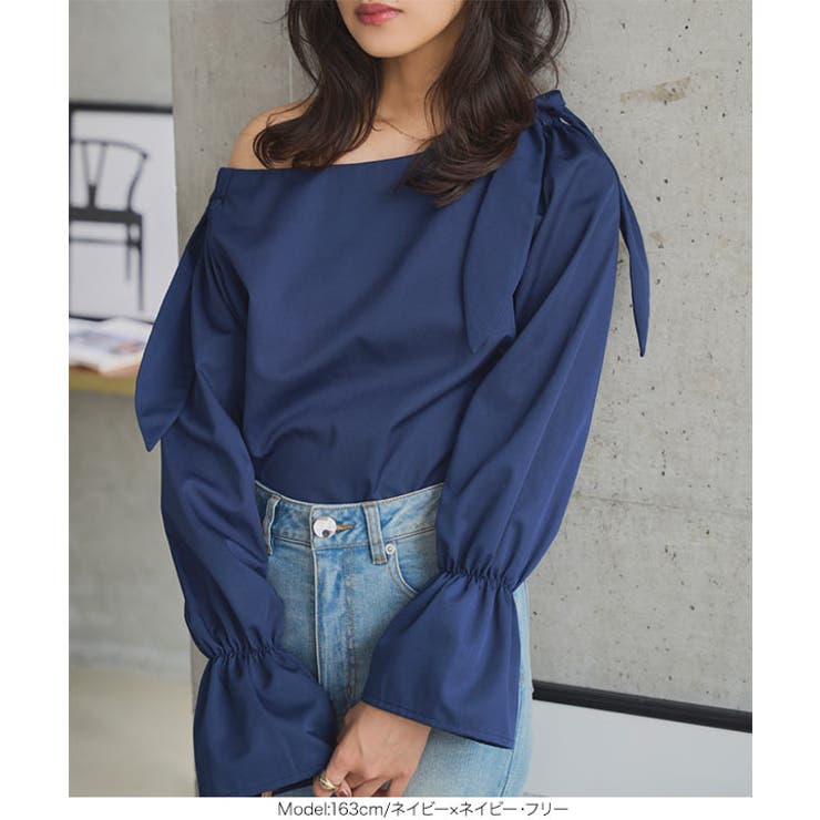 ショルダーリボンブラウス ショルダーリボン ブラウス | KOBE LETTUCE | 詳細画像16 