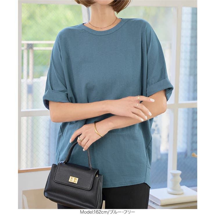 接触冷感チュニックTシャツ 接触冷感 tシャツ | KOBE LETTUCE | 詳細画像6 