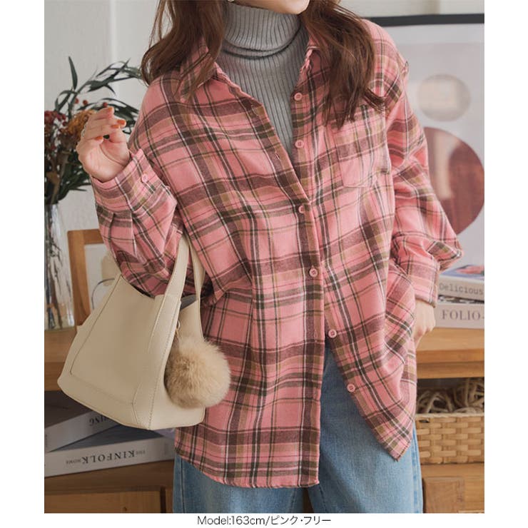 チェック柄ネルシャツ［C7693］ チェック柄 ネルシャツ | KOBE LETTUCE | 詳細画像8 