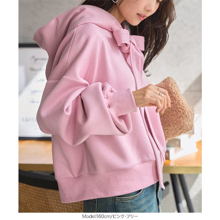 ダイバービッグリボンフーディトップス［C7698］ フーディー パーカー | KOBE LETTUCE | 詳細画像5 