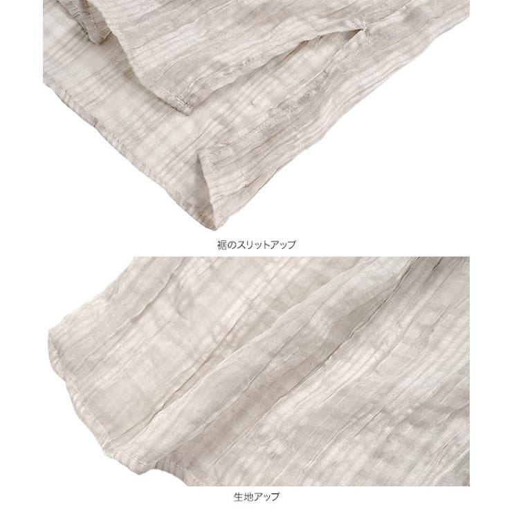 チェック柄シアーシャツ［C7701］ チェック シアーシャツ | KOBE LETTUCE | 詳細画像12 