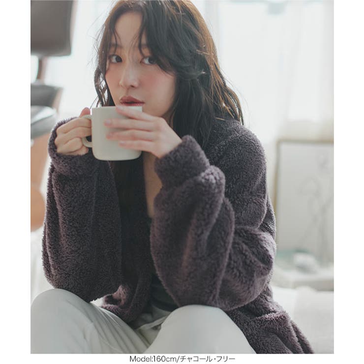 ボアカーディガン ボアカーディガン レディース | KOBE LETTUCE | 詳細画像11 