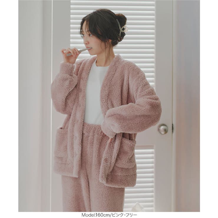 ボアカーディガン ボアカーディガン レディース | KOBE LETTUCE | 詳細画像6 