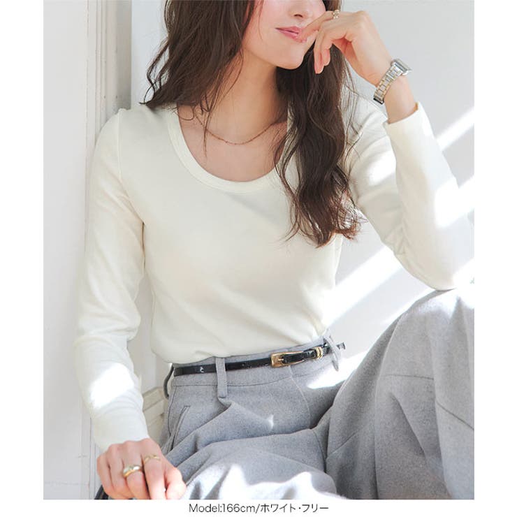 深UネックロンT 深Uネック ロンT | KOBE LETTUCE | 詳細画像3 