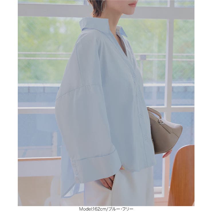 ワイドスリーブブラウス［C7758］ ワイドスリーブ ブラウス | KOBE LETTUCE | 詳細画像4 