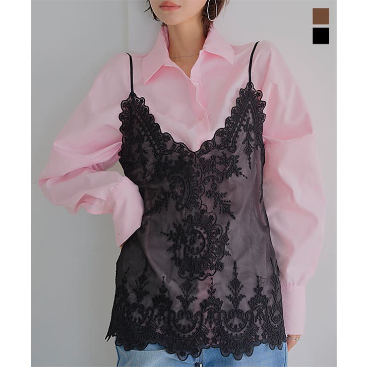 レースキャミビスチェ［C7768］ レースキャミ ビスチェ | KOBE LETTUCE | 詳細画像1 