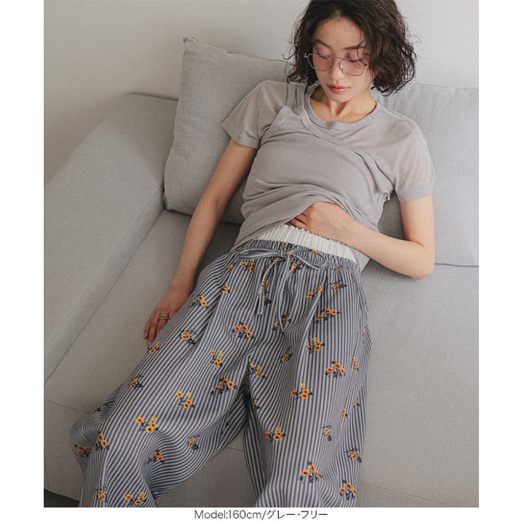 シアーカットソータンクトップ×半袖トップスセット［C7780］ 2点セット アン… | KOBE LETTUCE | 詳細画像9 