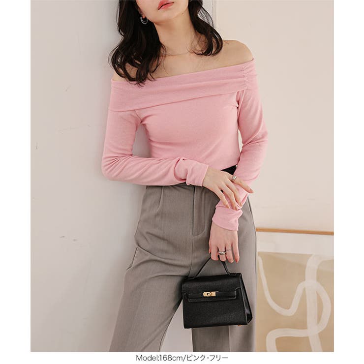 オフショルロンT［C7796］ オフショル トップス | KOBE LETTUCE | 詳細画像9 