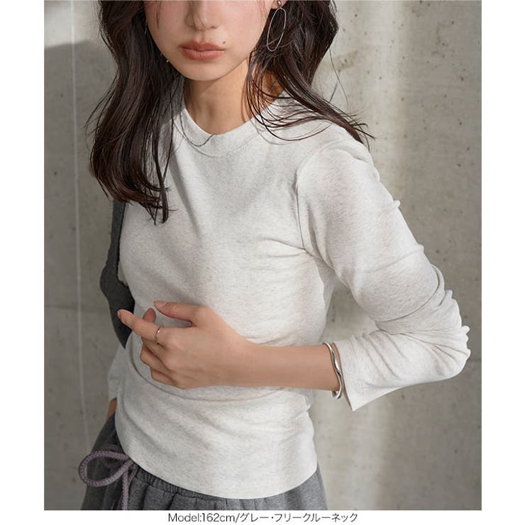 選べる2タイプ 肩パッド入りロンT［C7821］ 肩パッド入り | KOBE LETTUCE | 詳細画像6 