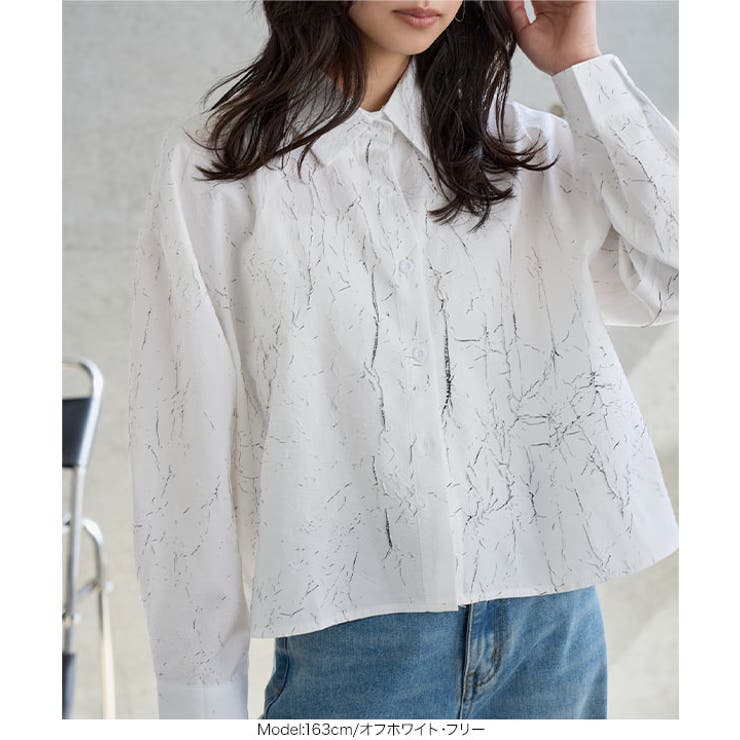 立体加工デザイン長袖シャツ［C7844］ デザイン 長袖シャツ | KOBE LETTUCE | 詳細画像3 