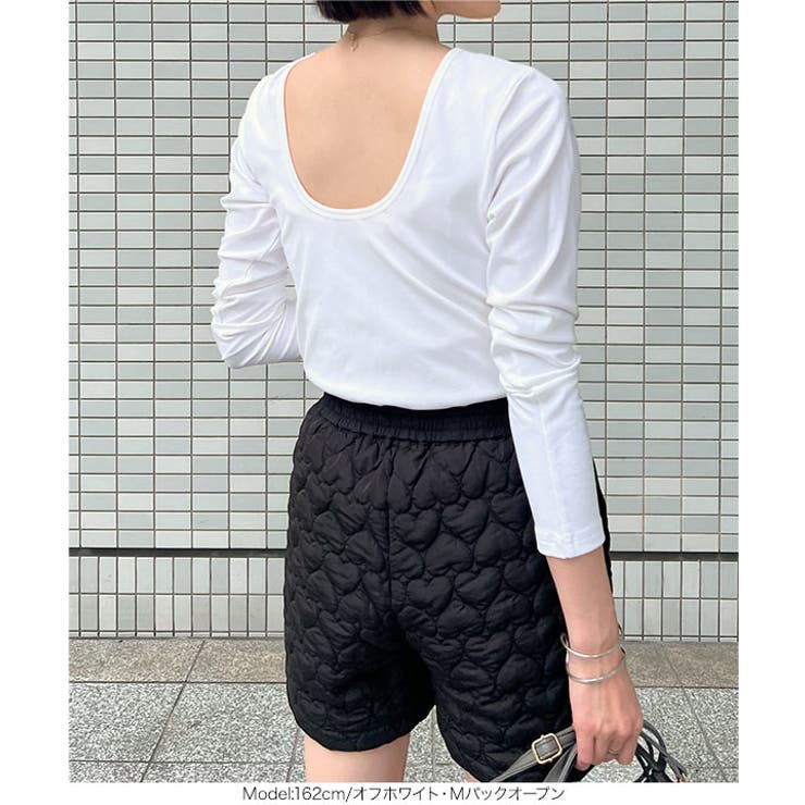 [ yuiさんコラボ ]選べる2タイプ長袖 デザインカットソー［C7853］ | KOBE LETTUCE | 詳細画像15 