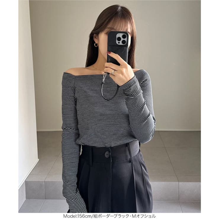 [ yuiさんコラボ ]選べる2タイプ長袖 デザインカットソー［C7853］ | KOBE LETTUCE | 詳細画像27 