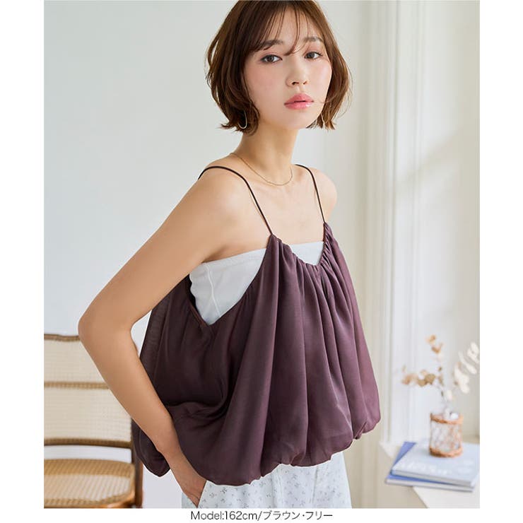 バルーンキャミトップス［C7898］ キャミトップス バルーンシルエット | KOBE LETTUCE | 詳細画像6 
