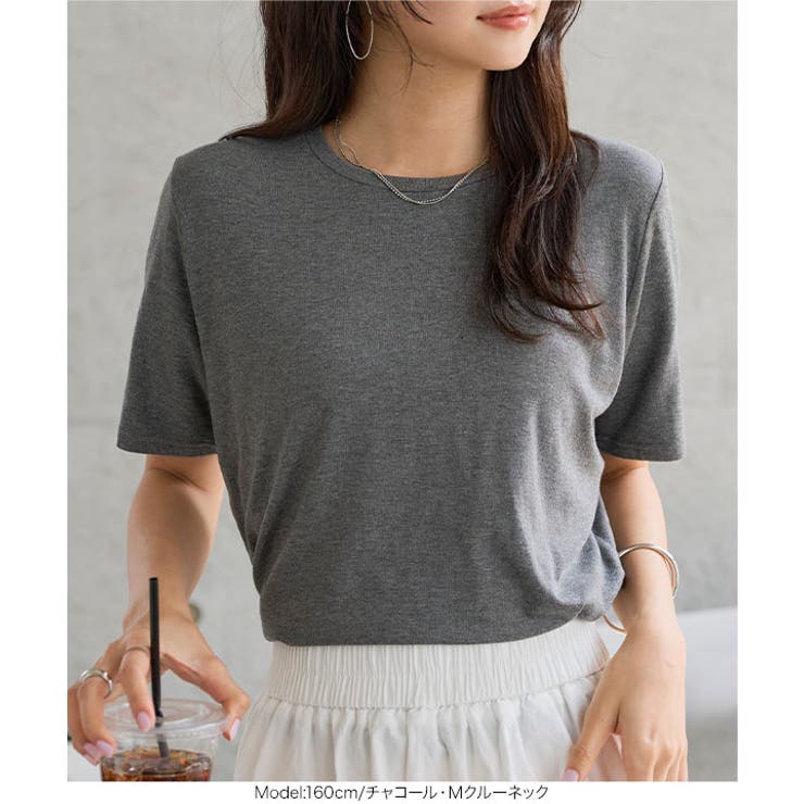クルーネックorVネックレーヨンTシャツ［C7953］ クルーネックorVネック… | KOBE LETTUCE | 詳細画像14 