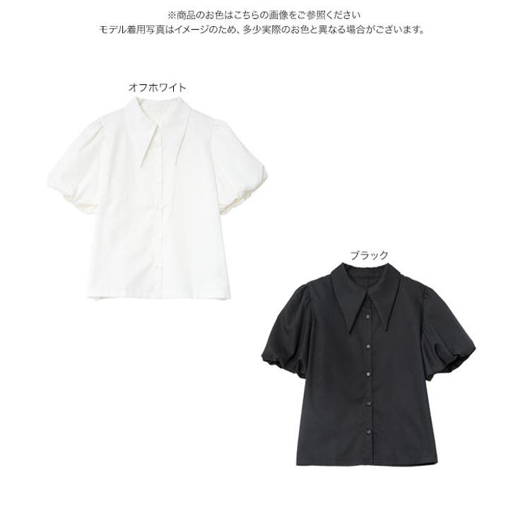 シワになりにくい ハンサム襟ブラウス［C8048］ブラウス シワになりにくい | KOBE LETTUCE | 詳細画像9 